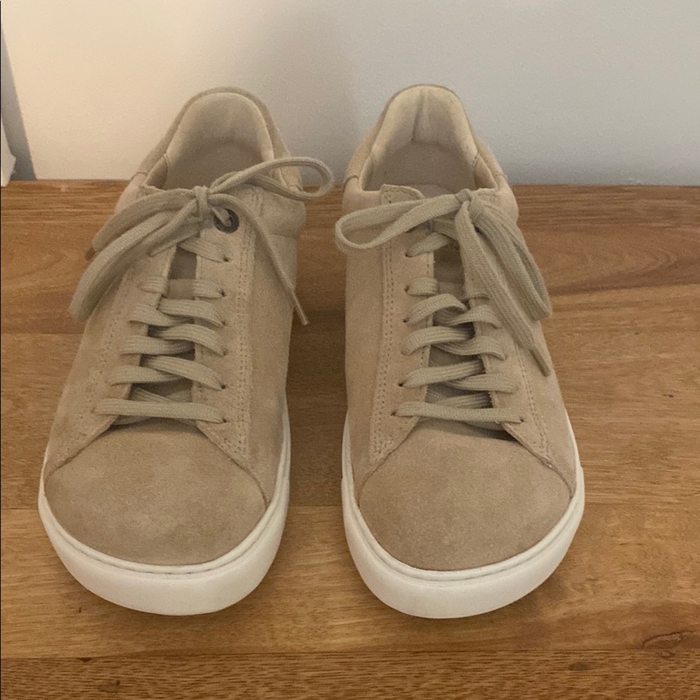 Birkenstock Tan Suede Sneakers